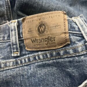 Wrangler Authentic Blue Denim Jeans